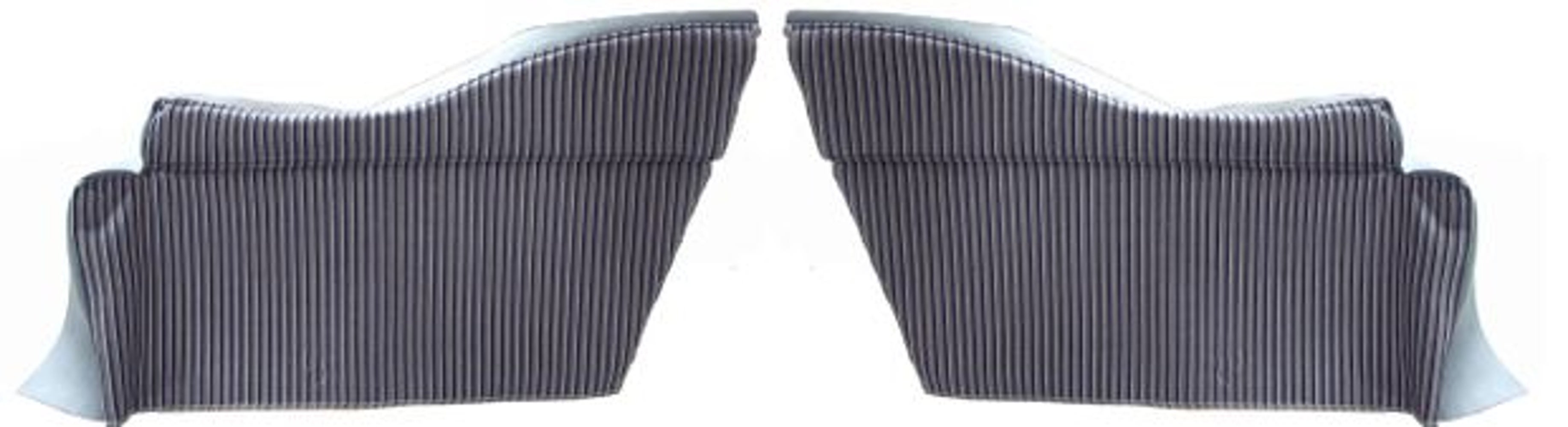 Untere Seitenverkleidung hinten für Volvo PV444 1951-54, blau/grau