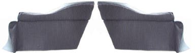 Untere Seitenverkleidung hinten für Volvo PV444 1951-54, blau/grau