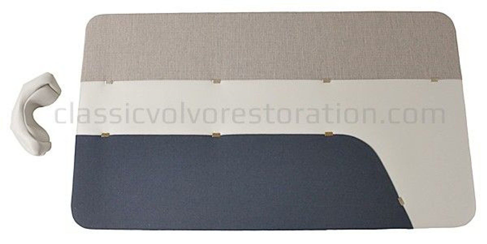 Türverkleidungen für Volvo PV444LS 1957-58, blau/grau beige