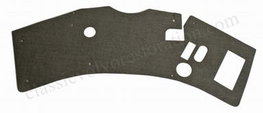 Teppich Torpedo für Volvo PV544, Duett 1962-64 grau