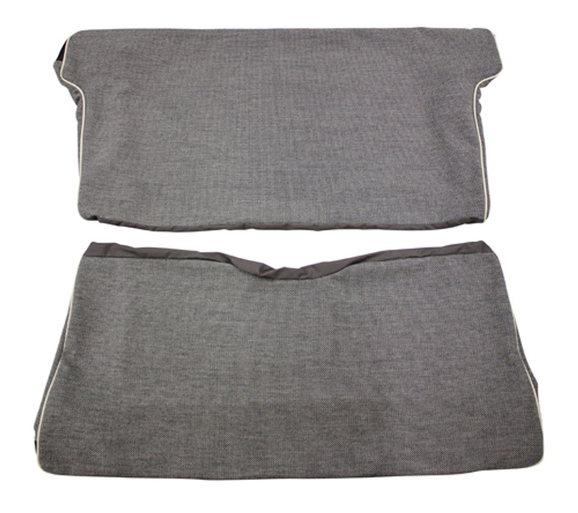 Rücksitzbezug Volvo PV 444 1957 grau/schwarz