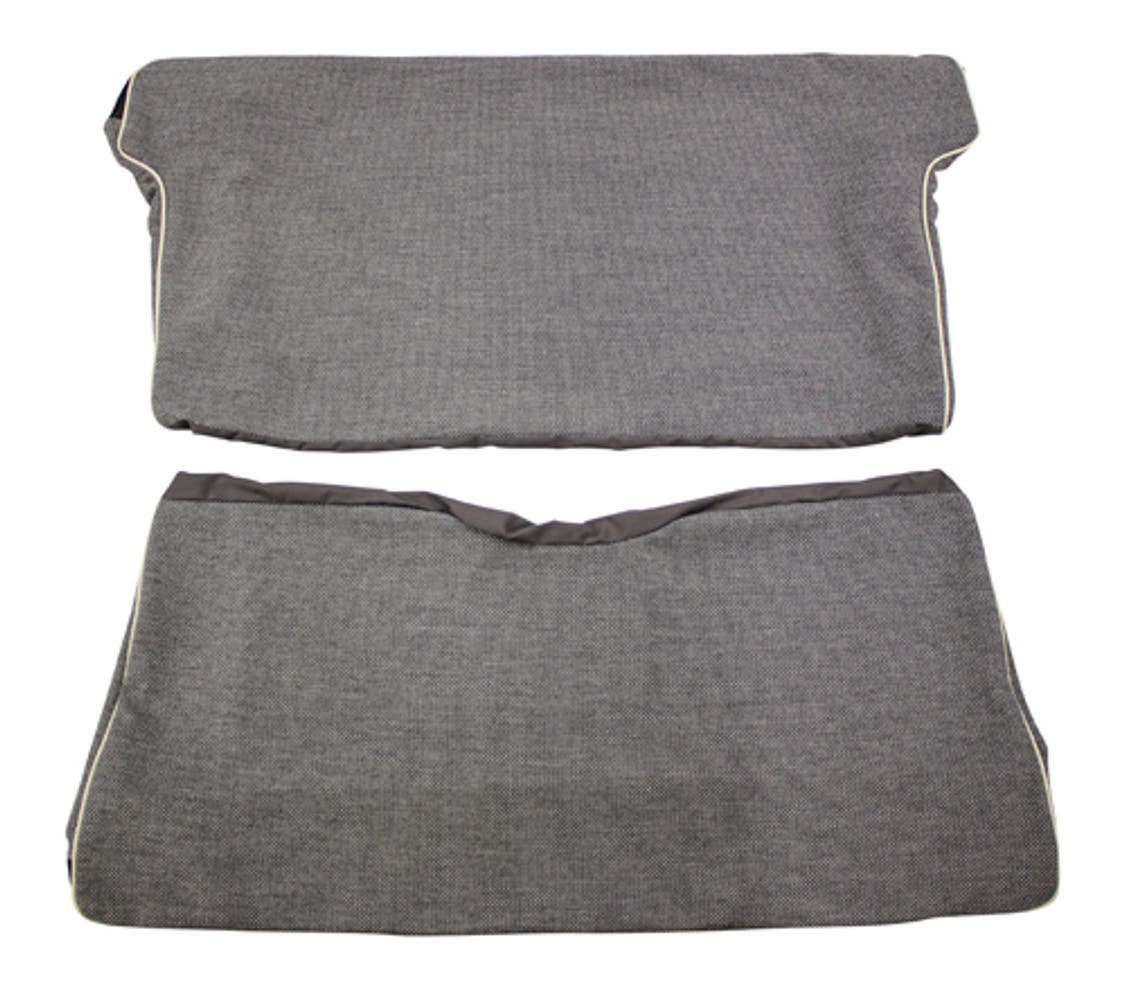 Rücksitzbezug Volvo PV 444 1957 grau/schwarz