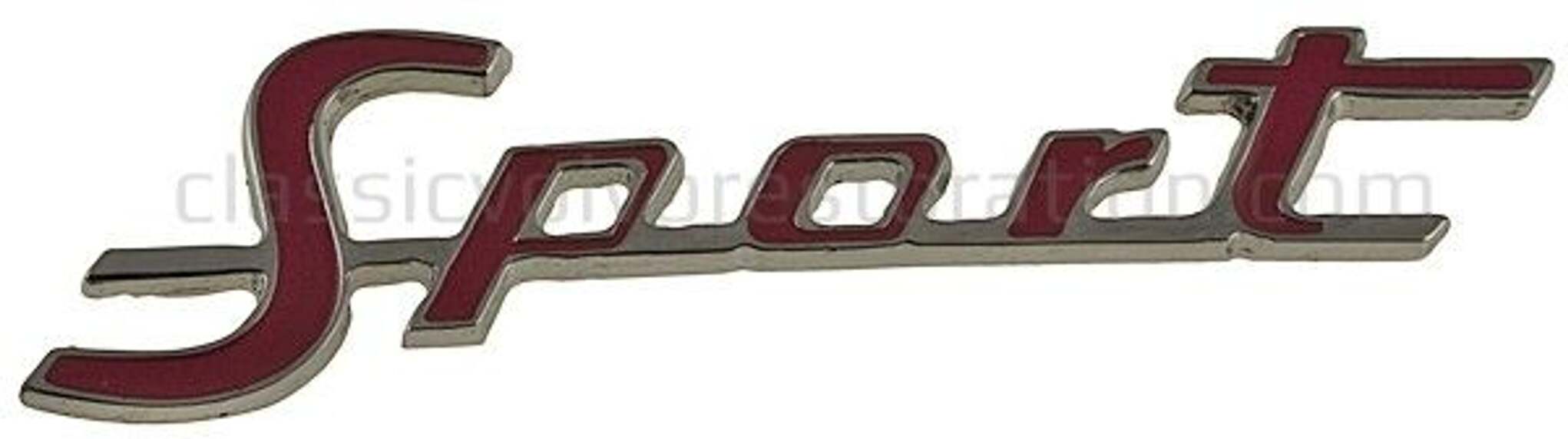 Emblem "Sport" (Schreibschrift)