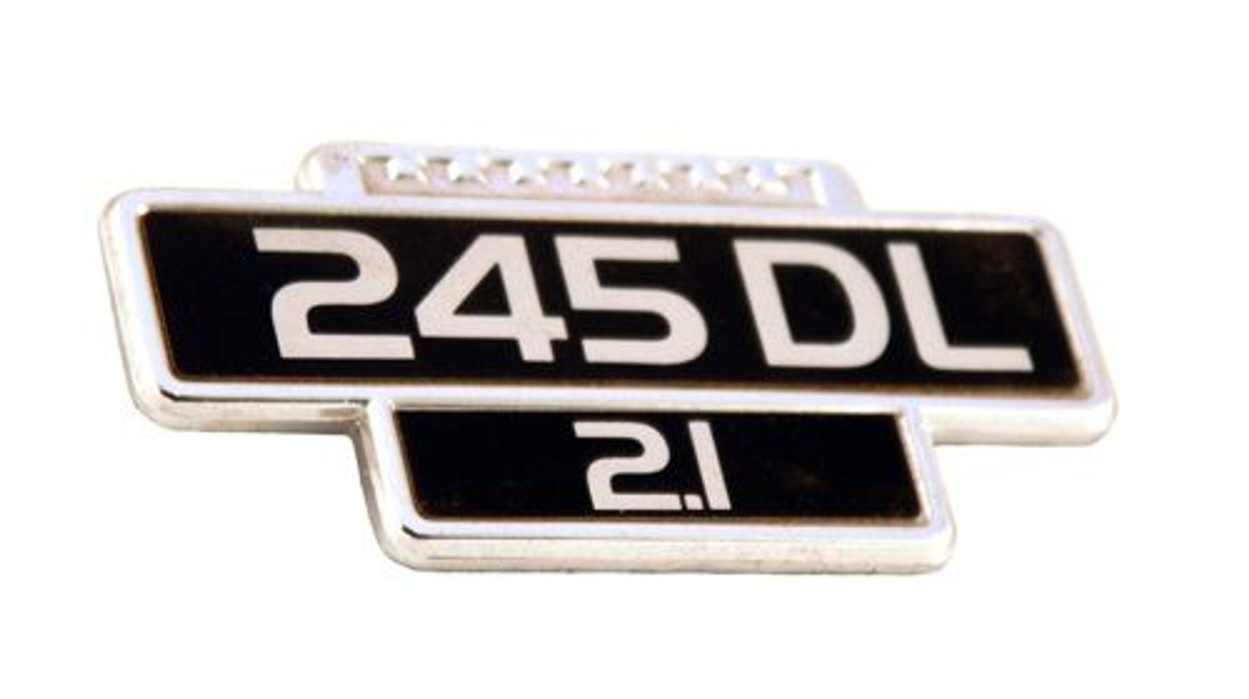 Emblem 245DL 2,1-Zoll-Bildschirm 1975-79 für Volvo 240, 245