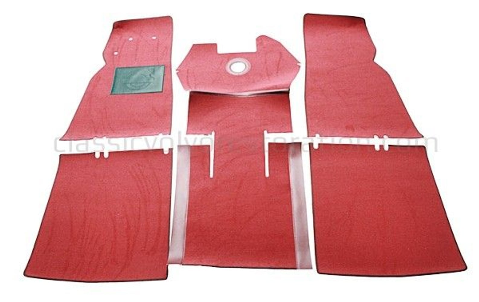 Fußmattensatz rot Textil