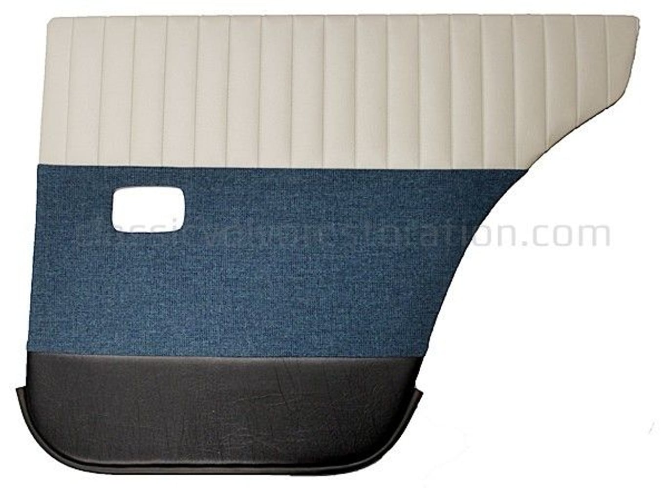Hintere Türverkleidungen für Volvo Amazon 4-Türer 1959-60, beige/türkis/schwarz — bild 2 av 2