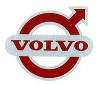 Volvo Aufkleber Rot-Silber — bild 1 av 2