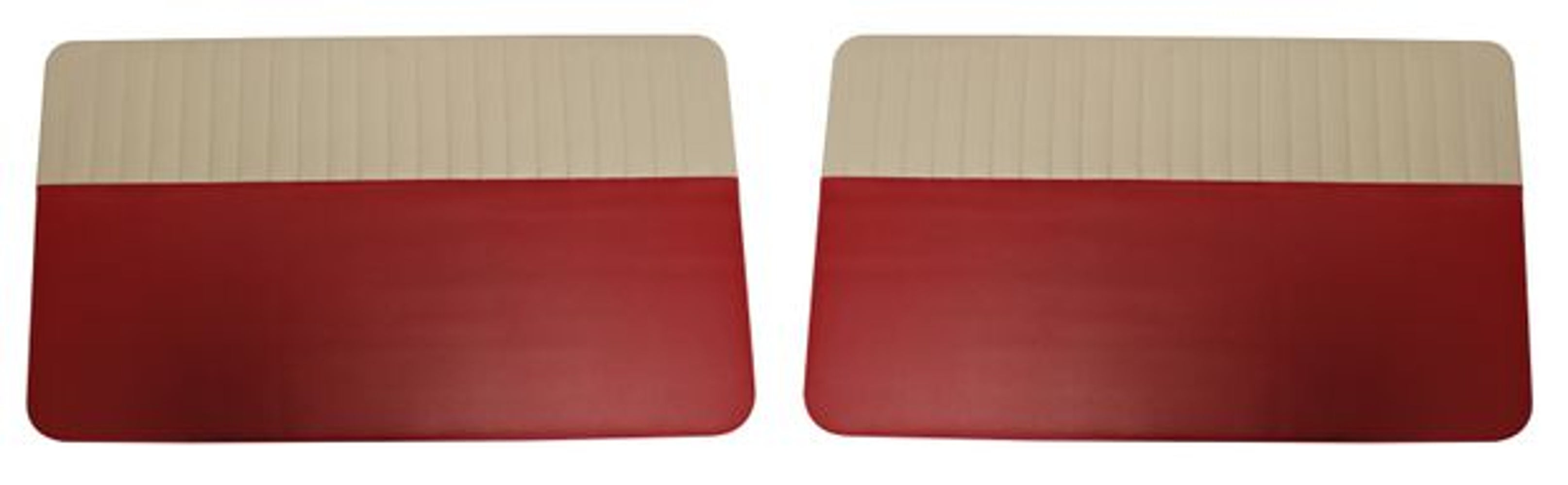 Türverkleidungen für Volvo PV544A 1958-60, US-Rot/Beige