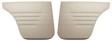 Hintere Türverkleidungen für Volvo Amazon 4d 1960-61, grau-beige