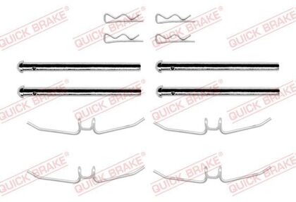 Montagesatz Bremsbeläge "Girling" hinten