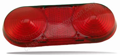 Rücklichtglas für Volvo 1800, 1800S, 1800E, rot