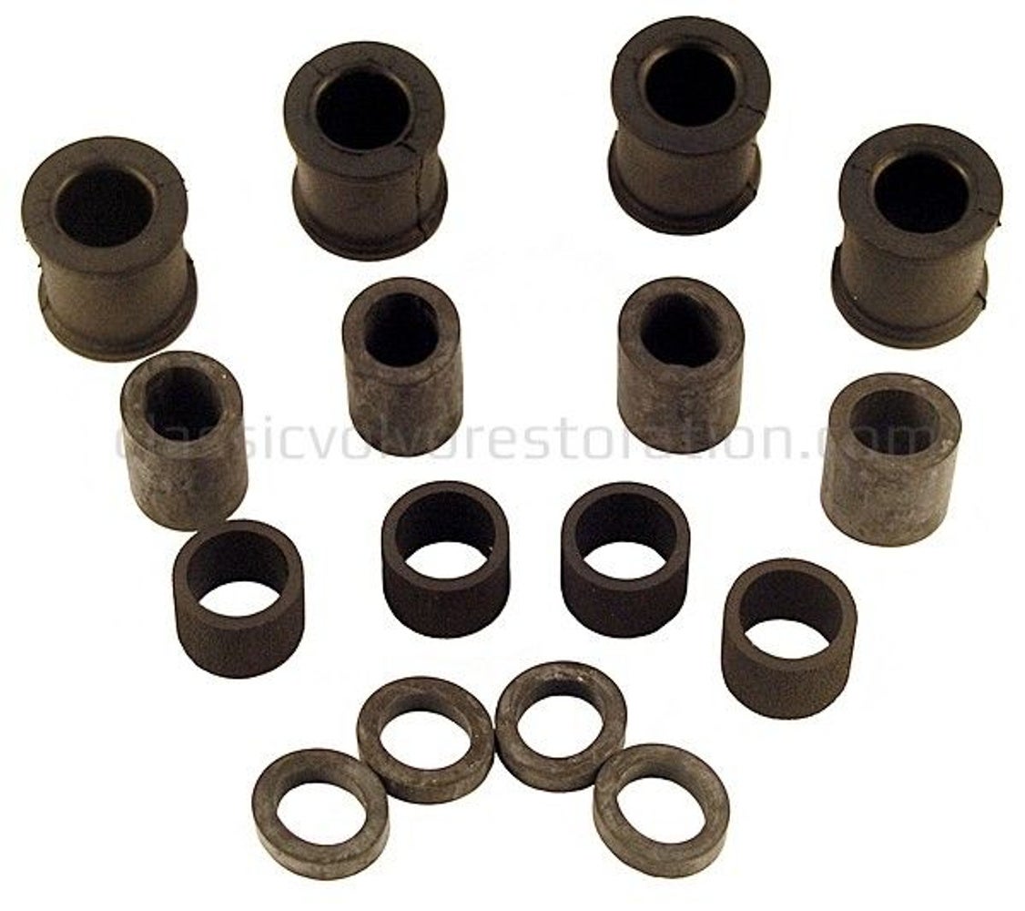 Buchsensatz für Querlenker für Volvo PV444, PV544, Duett, Gummi