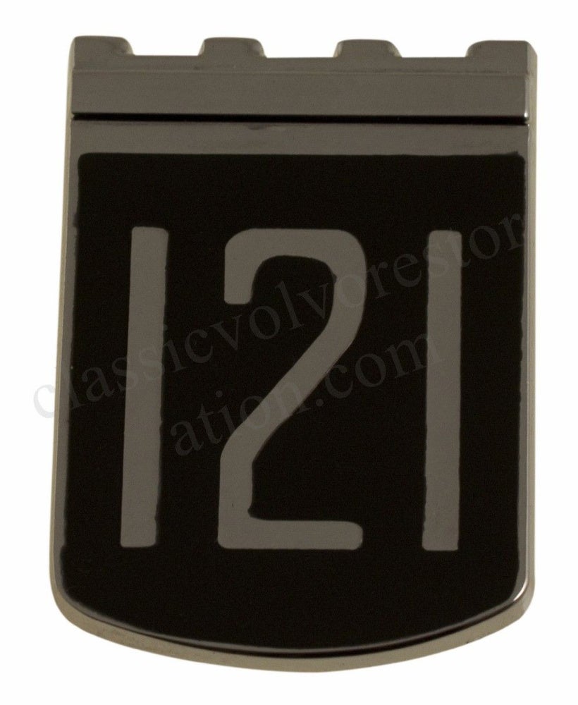Emblem „121“ für Volvo Amazon 1965-70 — bild 1 av 2