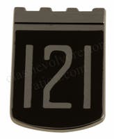 Emblem „121“ für Volvo Amazon 1965-70 — bild 1 av 2