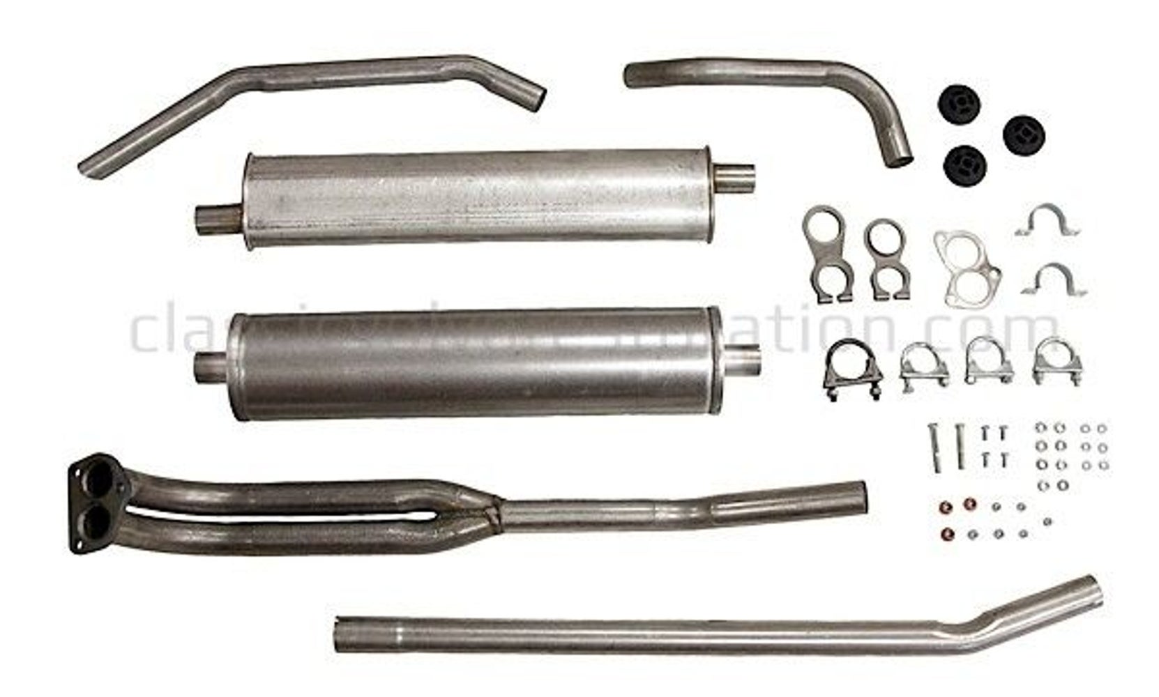 Auspuffanlage für Volvo Duett, Baujahre 1967-68, B18, B20