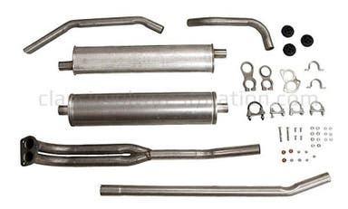 Auspuffanlage für Volvo Duett, Baujahre 1967-68, B18, B20