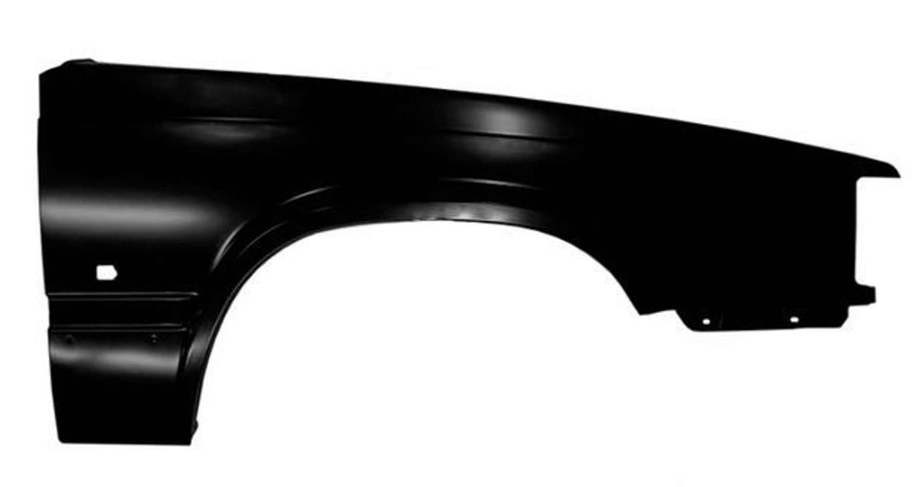 Unterer vorderer Kotflügel aus Blech für Volvo 740, 760, 940, 960, 940 (Baujahre 1990–1998), rechts