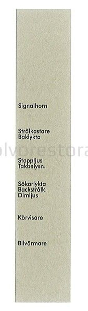 Aufkleber Sicherungshalter Papier — bild 2 av 2