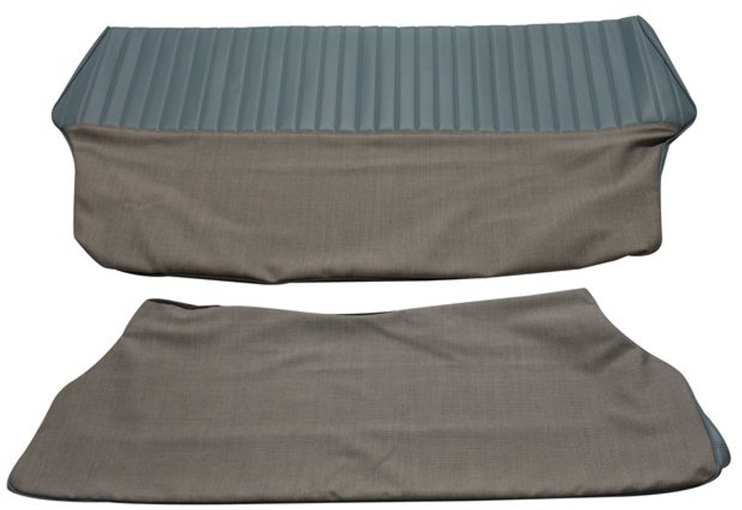 Rücksitzbezug für Volvo 544A 1958-60 blau/grau Option 1