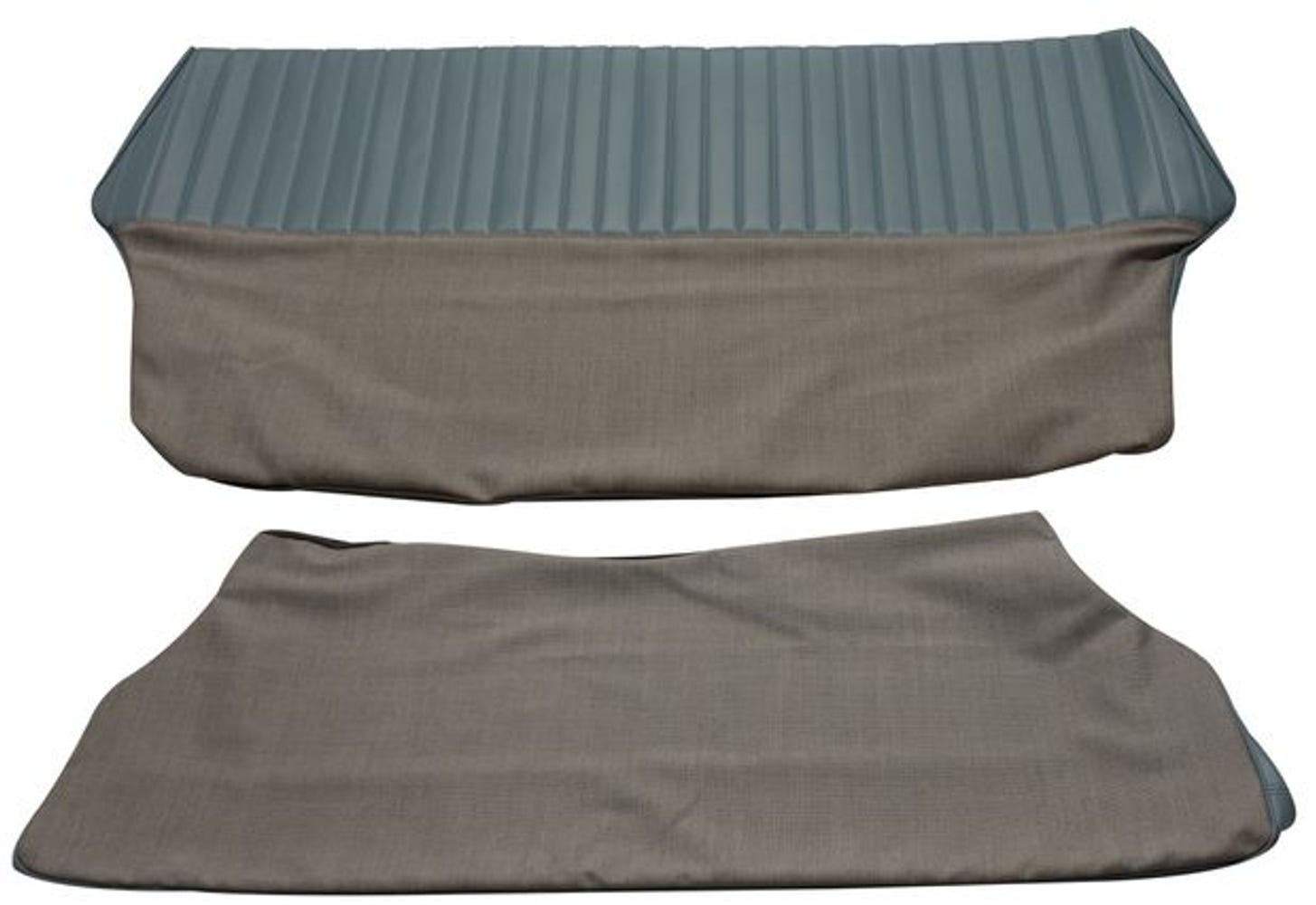 Rücksitzbezug für Volvo 544A 1958-60 blau/grau Option 1