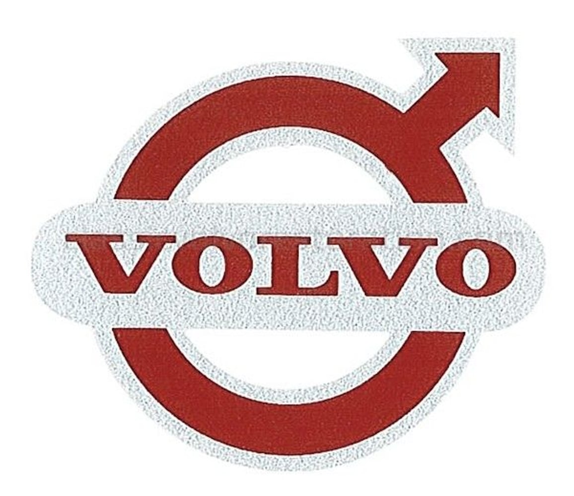 Volvo Aufkleber Rot-Silber — bild 2 av 2