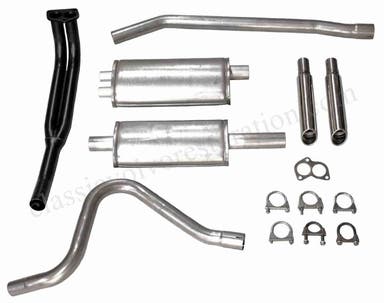 2"-Sportauspuffanlage für Volvo 1800