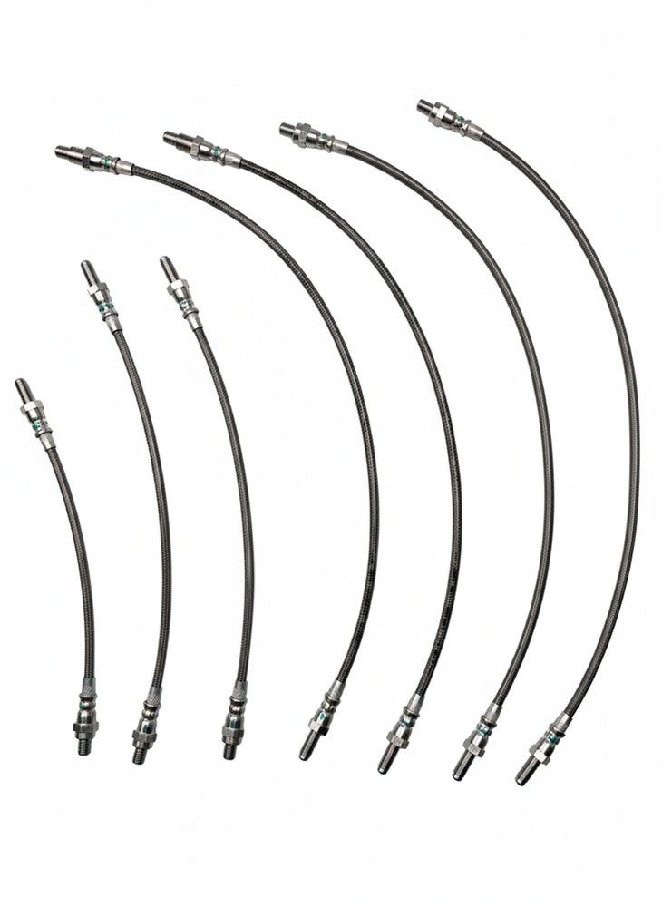 Bremsschlauchsatz metallumflochten