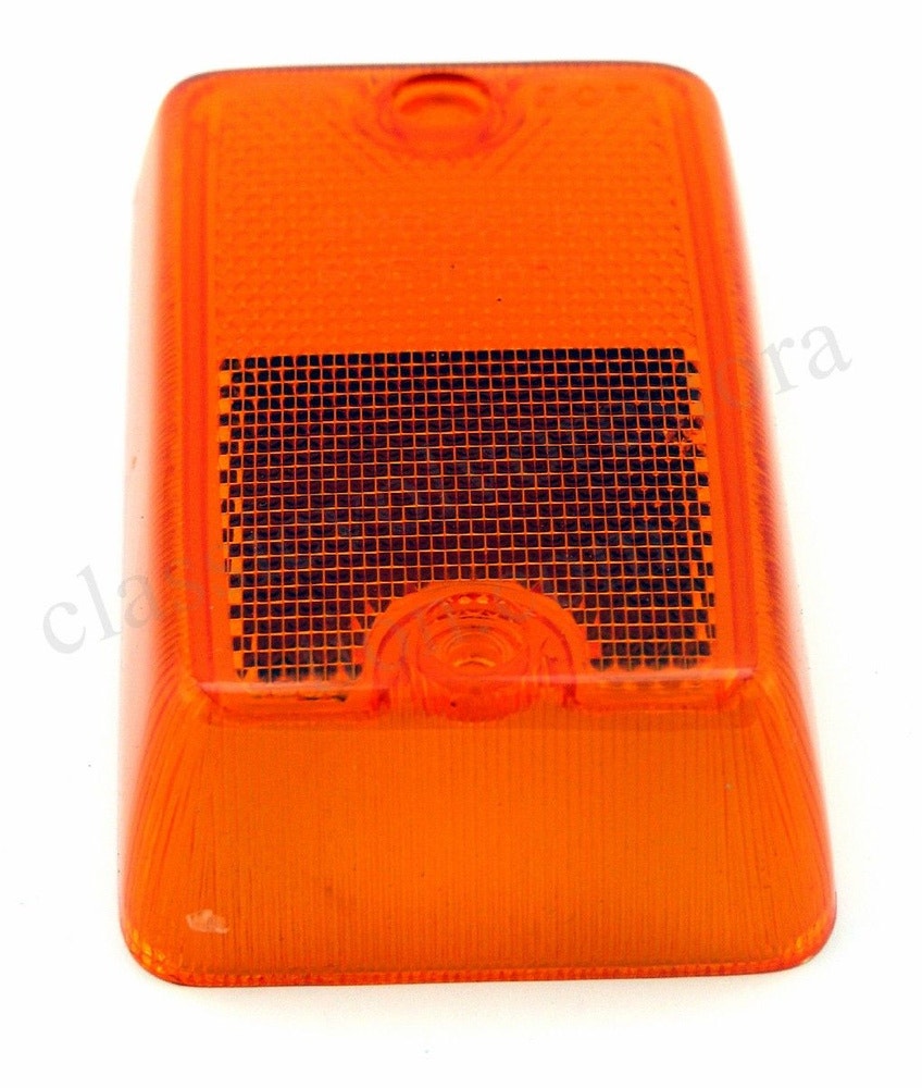 Glas Seitenmarkierung orange