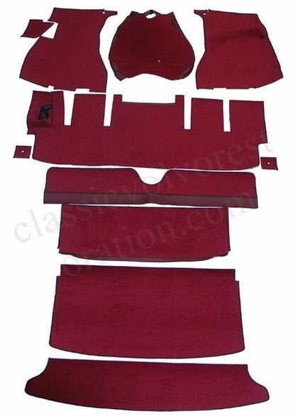 Teppichsatz Volvo 1800E -1971 rot