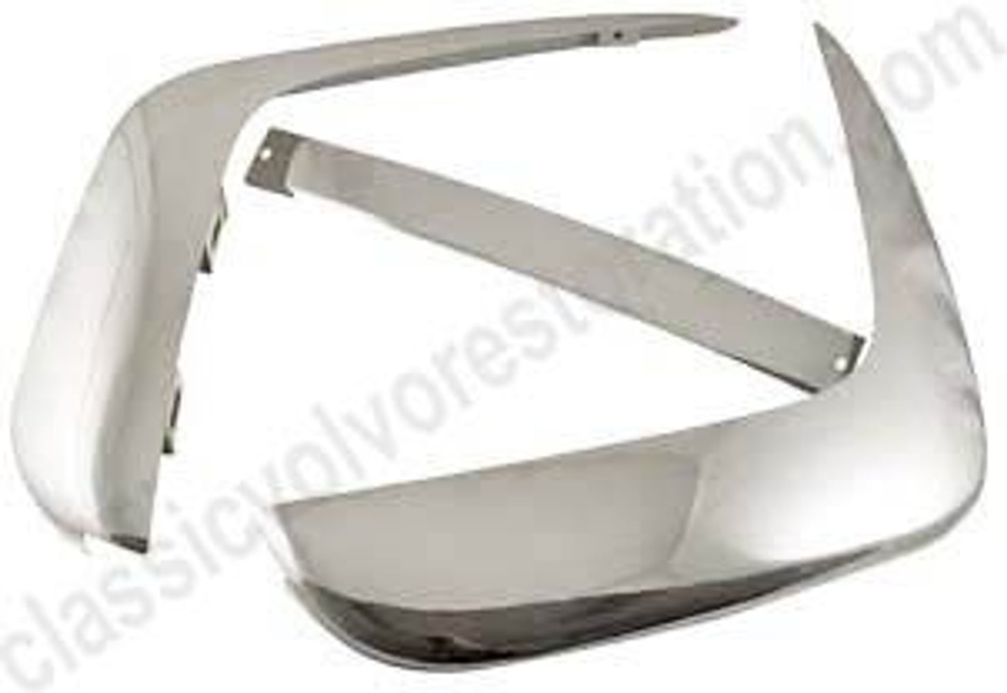 Stoßstangensatz hinten Edelstahl