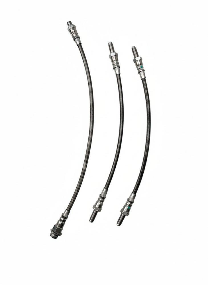 Bremsschlauchsatz für Volvo Amazon B18, Baujahre 1965–68, metallummantelt — bild 2 av 2