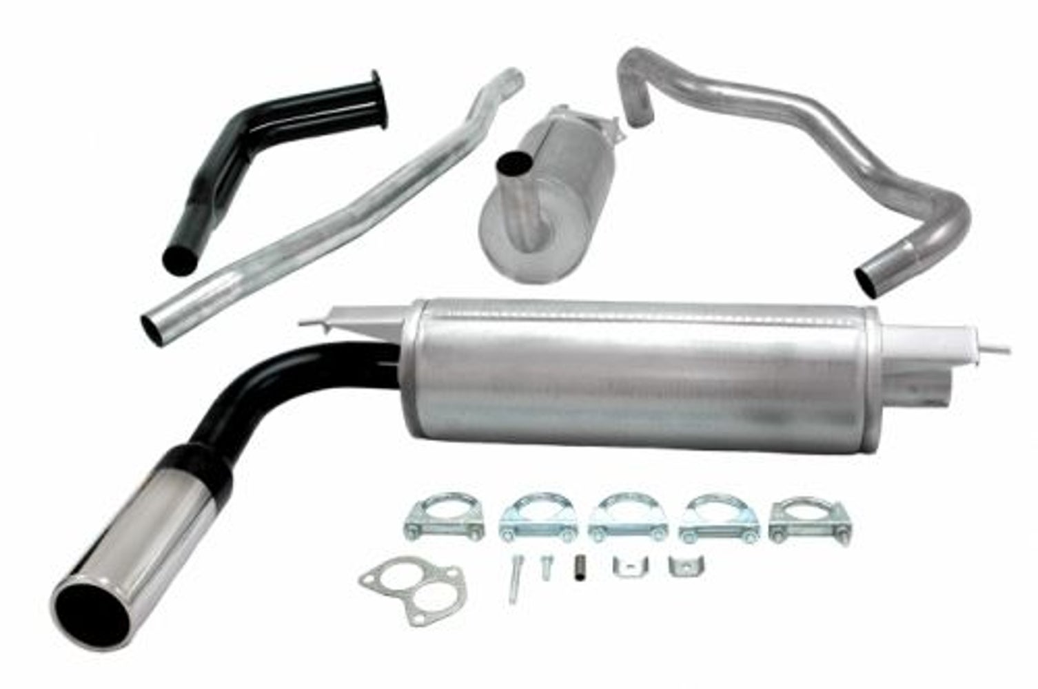Auspuffanlage für Volvo 240, Baujahre 1976-88, 2" Sport ohne Katalysator