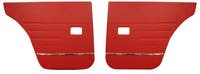 Hintere Türverkleidungen für Volvo Amazon 4-Türer, Amazon Kombi, 1962-63, rot — bild 2 av 2