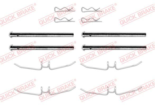 Montagesatz Bremsbelag hinten