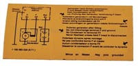 Aufkleber-Laderelais 6V — bild 2 av 2