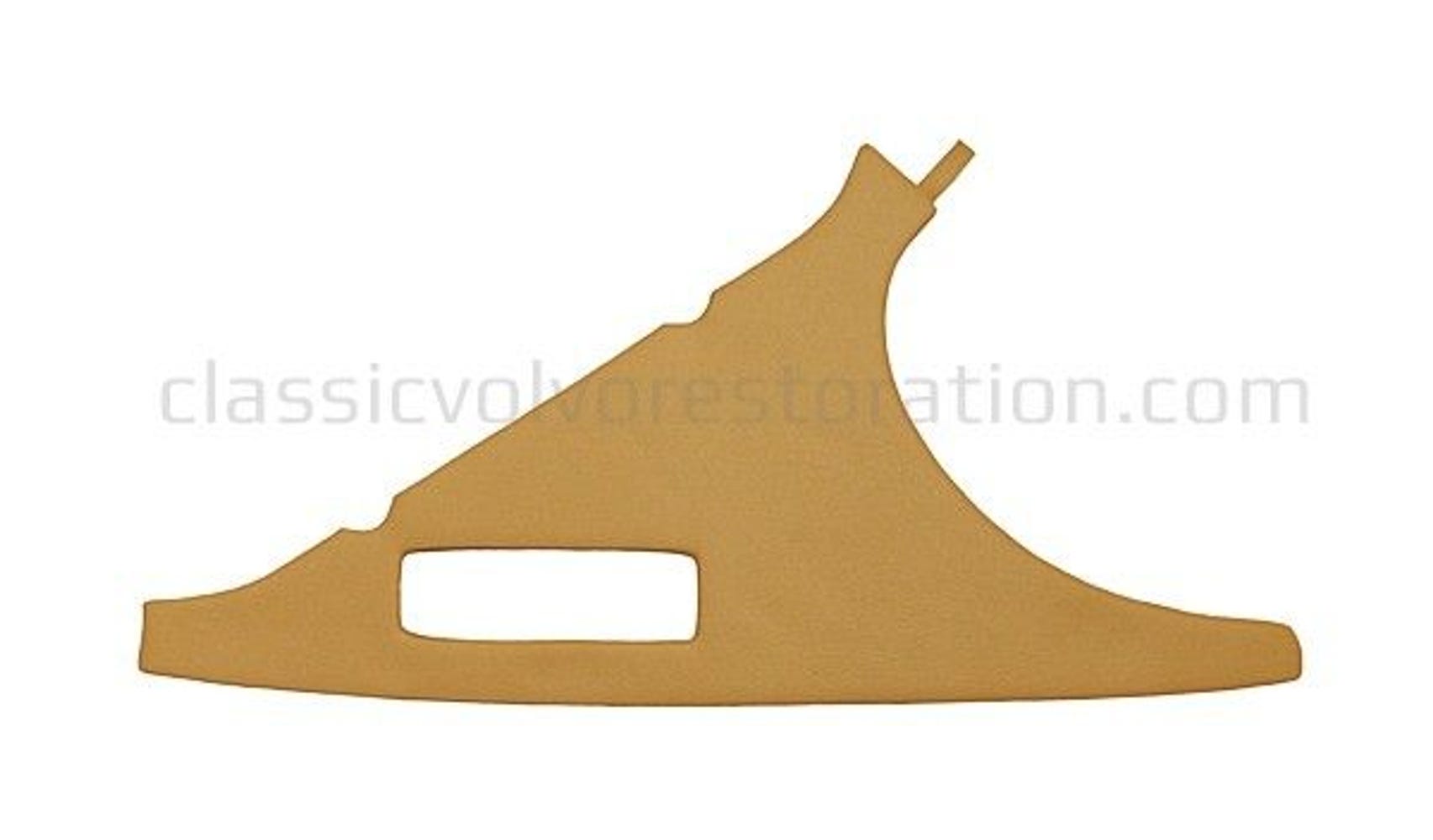 Verkleidungen für C- und D-Säule für Volvo 1800E, Baujahr 1972, goldmetallic — bild 3 av 3