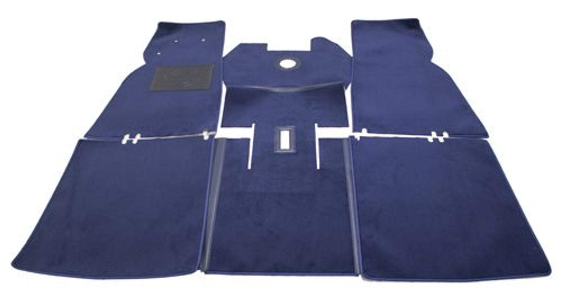 Teppichsatz für Volvo PV544, blauer Textil