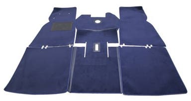 Teppichsatz für Volvo PV544, blauer Textil