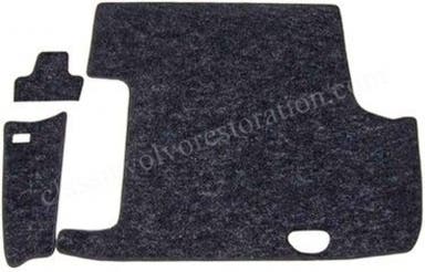 Gepäckraummatte für Volvo Amazon, schwarzes Textil