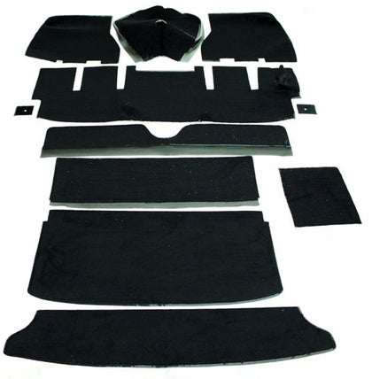 Teppichsatz Volvo 1800E -1971 schwarz (Rechtslenker)