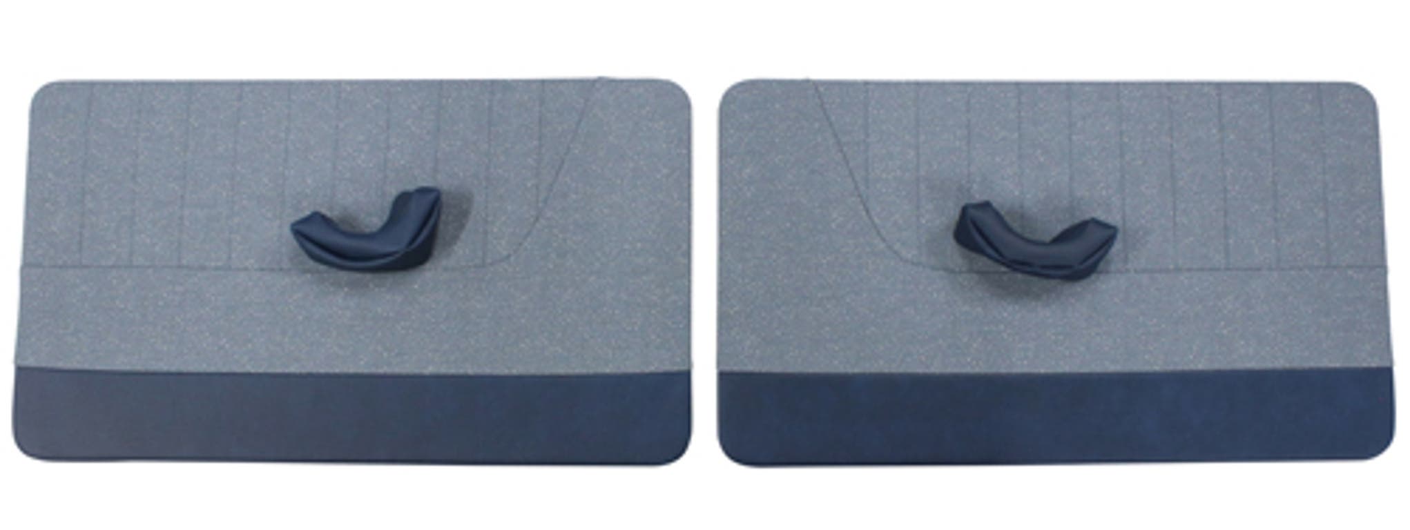 Türverkleidung grau/blau