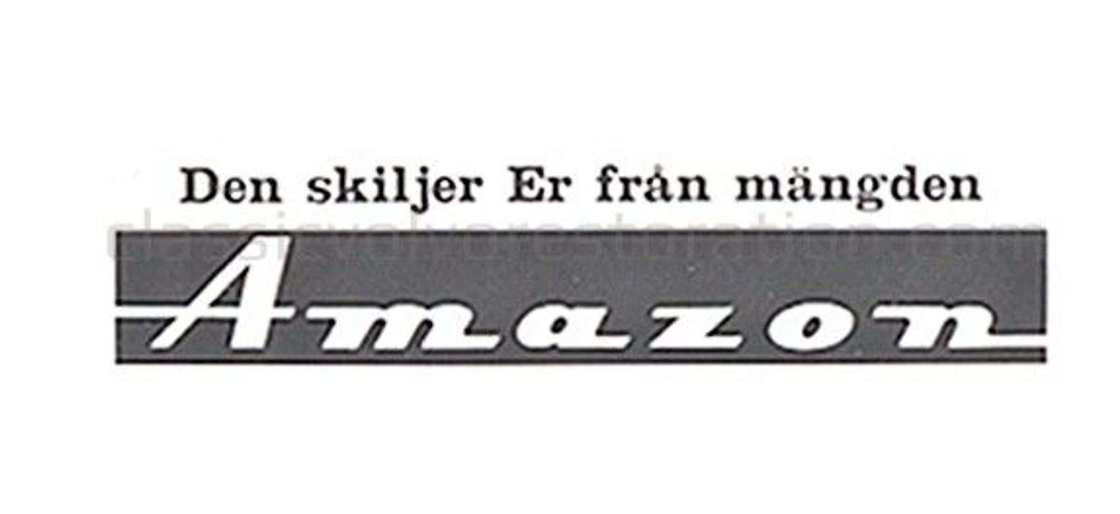 Aufkleber „Es trennt dich von…“ für Volvo Amazon — bild 2 av 2