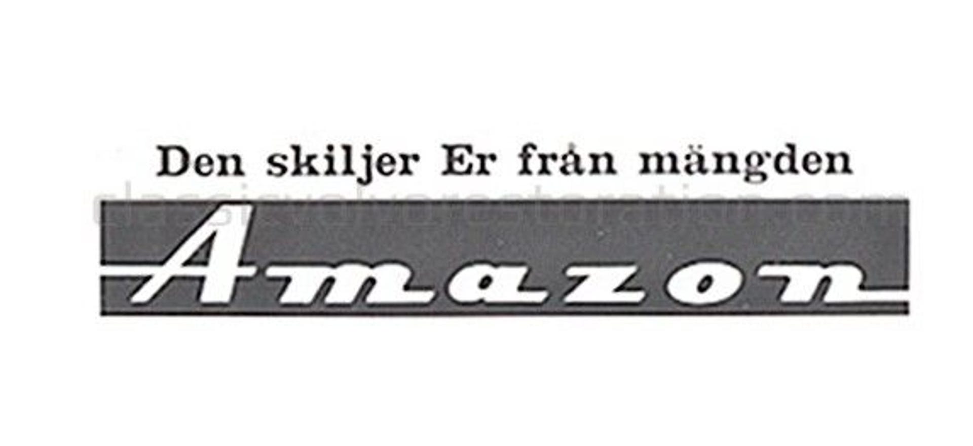 Aufkleber „Es trennt dich von…“ für Volvo Amazon — bild 2 av 2
