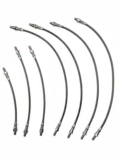 Bremsschlauchsatz, metallummantelt, für Volvo 164