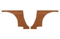 Verkleidung Rückseite braun