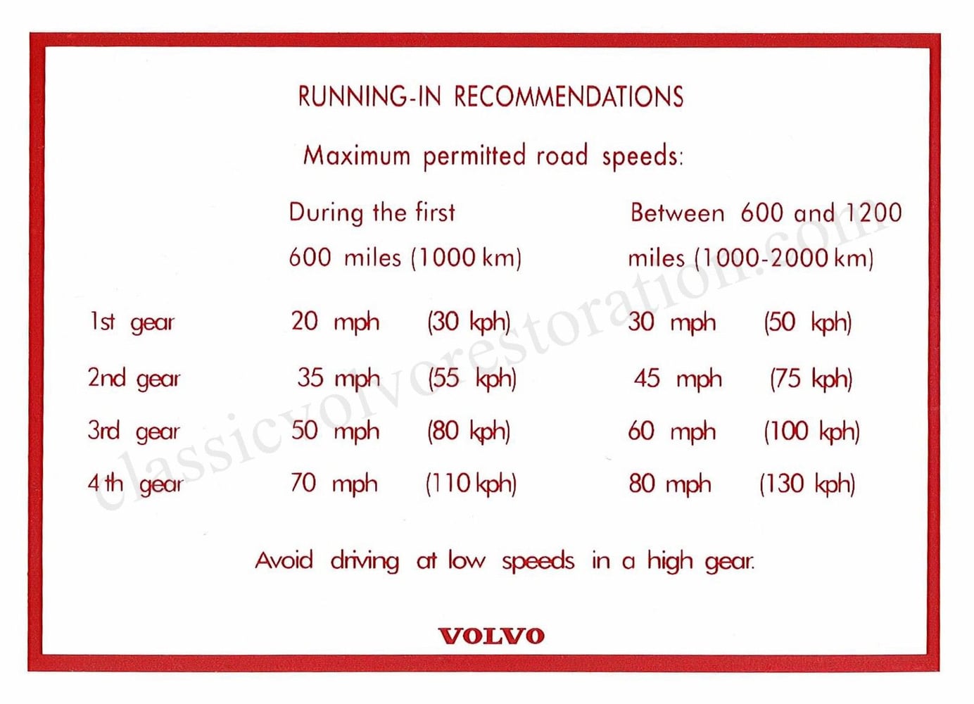 Aufkleber-Einlauf für Volvo Amazon, 140 — bild 1 av 2