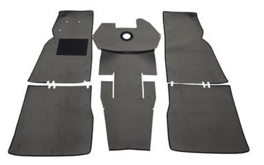 Teppichset für Volvo Duett 445, graues Textil