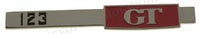 Emblem "123 GT" Kofferraum