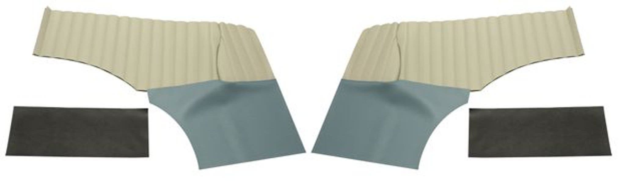 Verkleidung hinten US blau/beige