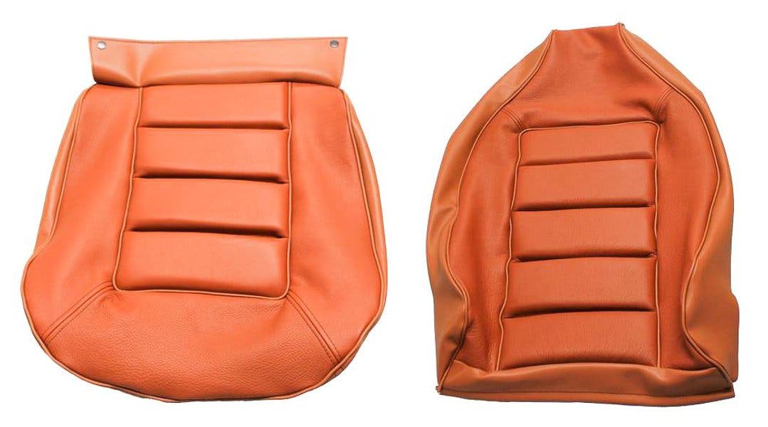 Vordersitzbezug Volvo 1800ES 1973 braun leder